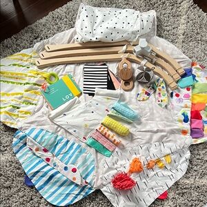 Lovevery Play Gym plus Sensory Strands